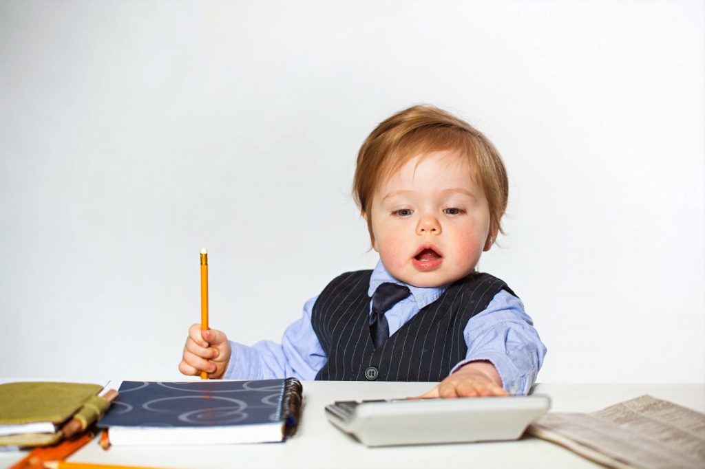 Little businessman